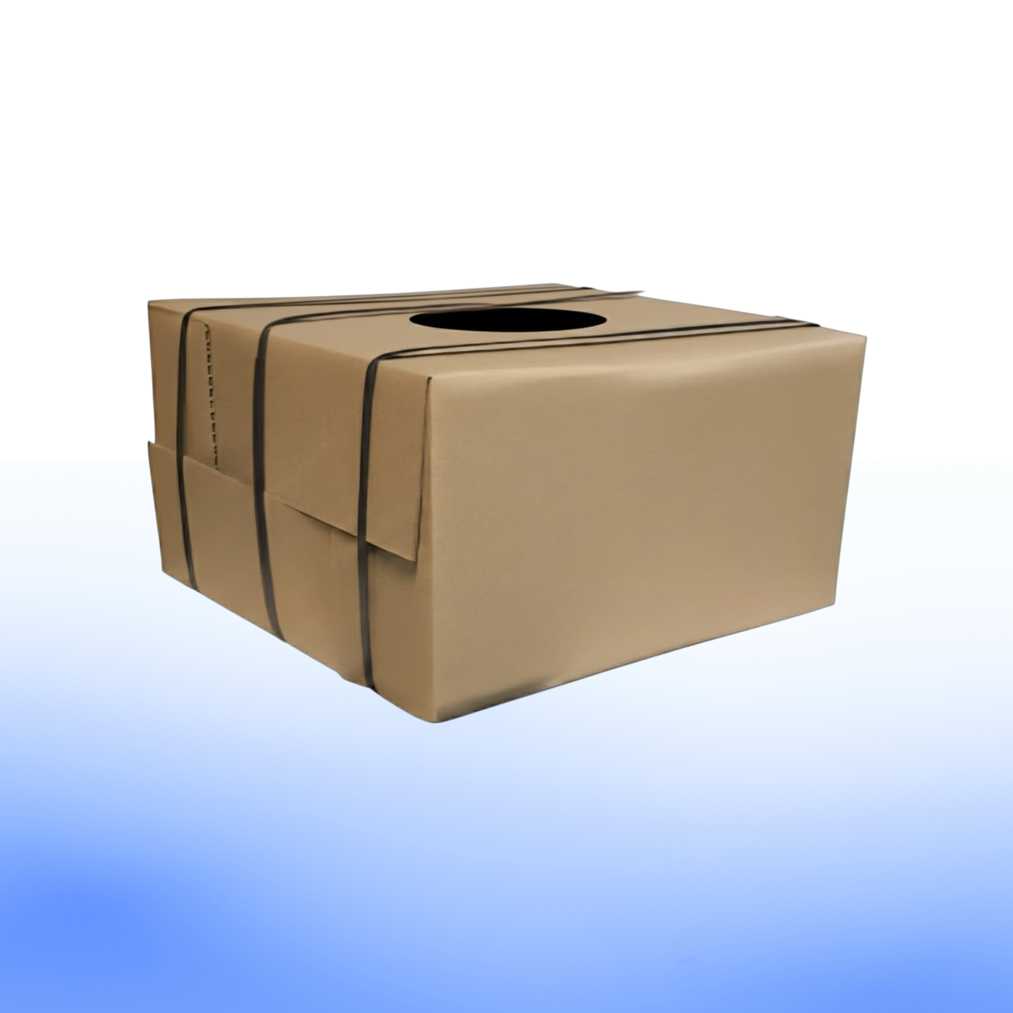 Caja de fleje de polipropileno, resistencia 200kg — Flejes Imperiales